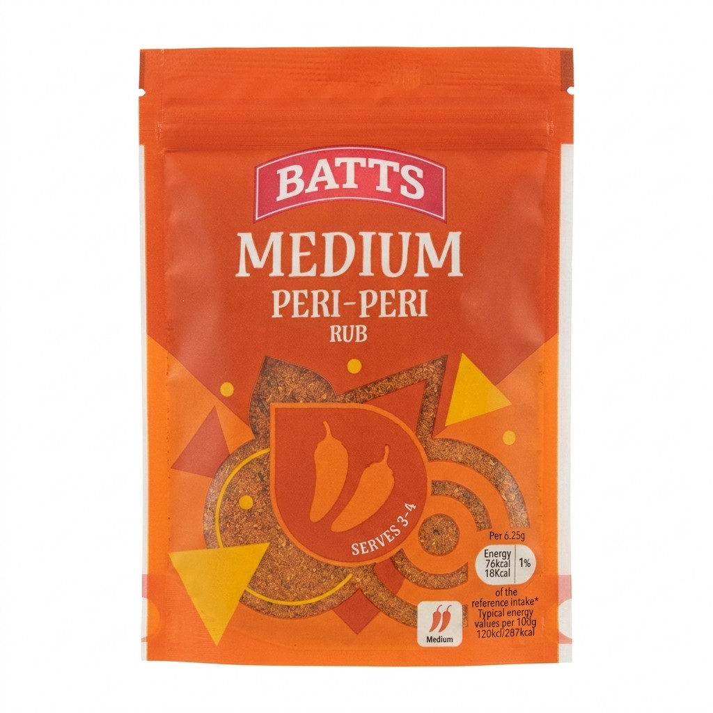 Batts Medium Peri-Peri Rub 25g