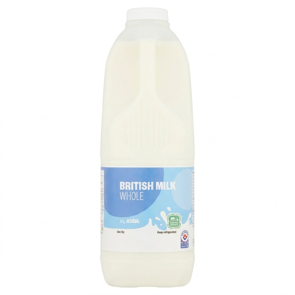 ASDA British Milk Whole 1136ml
