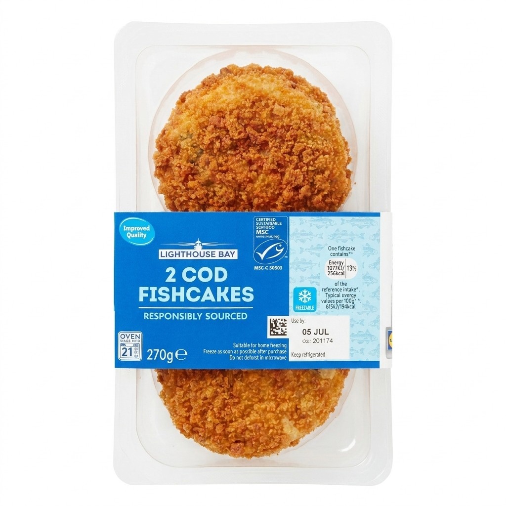 Lighthouse Bay 2 Cod Fishcakes 270g