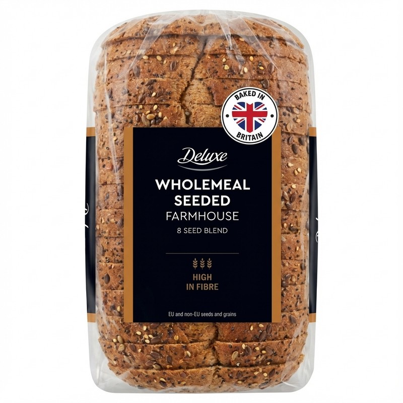 Deluxe Wholemeal Seeded Farmhouse 800g