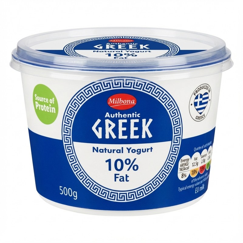 Milbona Authentic Greek Natural Yogurt 500g