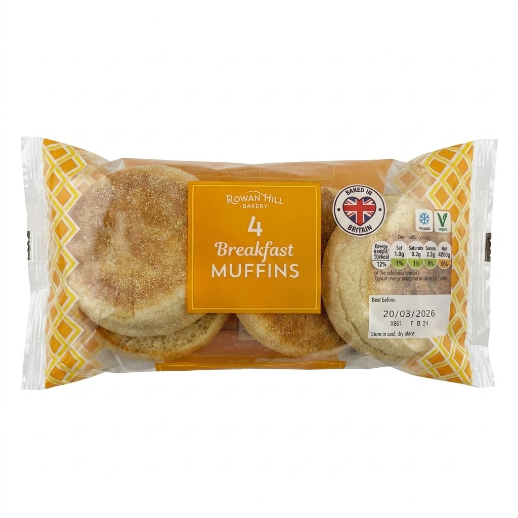 Rowan Hill Bakery 4 Breakfast Muffins