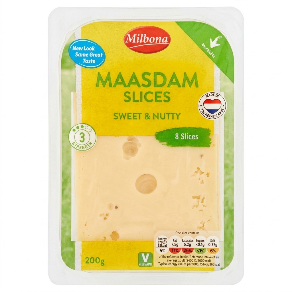 Milbona Maasdam Slices 200g