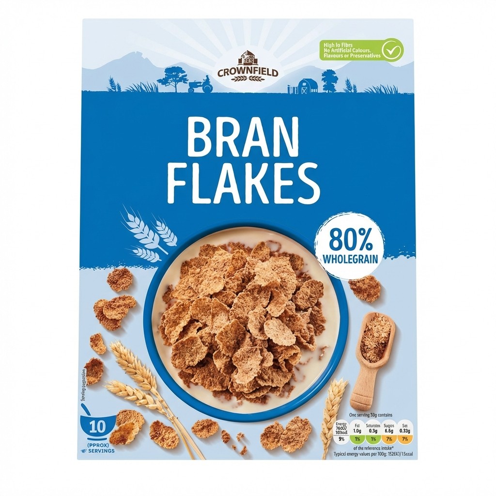 Crownfield Bran Flakes 500g