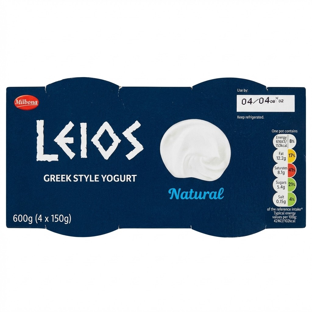 Milbona Leios Greek Style Yogurt 600g