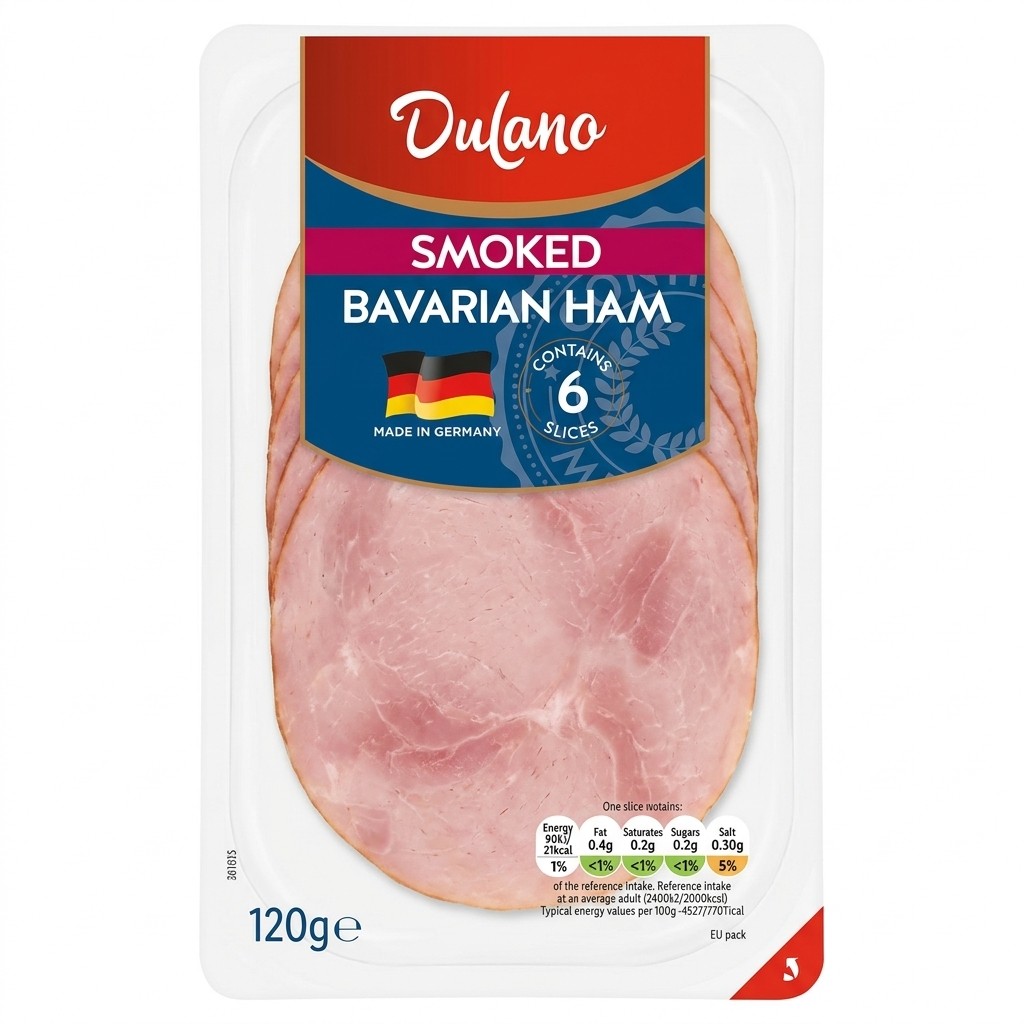 Dulano Smoked Bavarian Ham 120g
