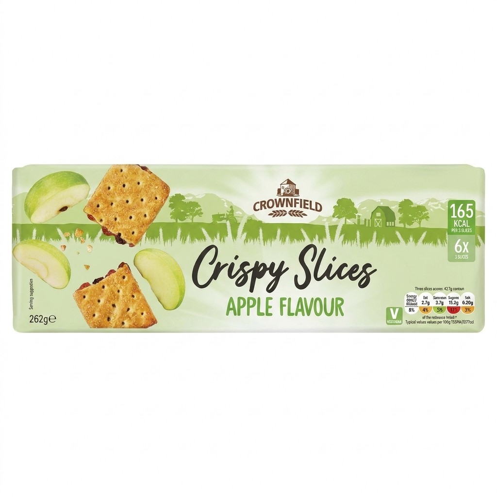 Crownfield Crispy Slices Apple Flavour 262g