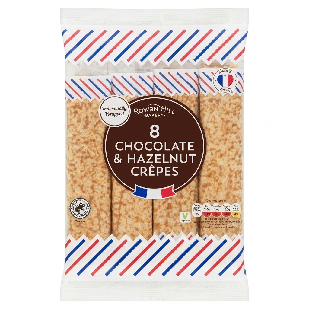 Rowan Hill Bakery Chocolate & Hazelnut Crêpes 256g