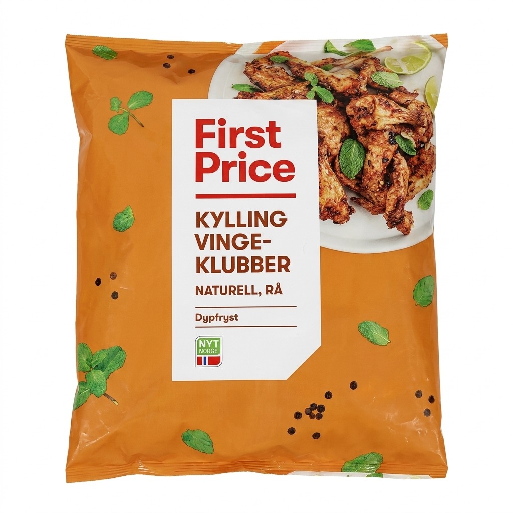 Kylling Vingeklubber 2kg First Price