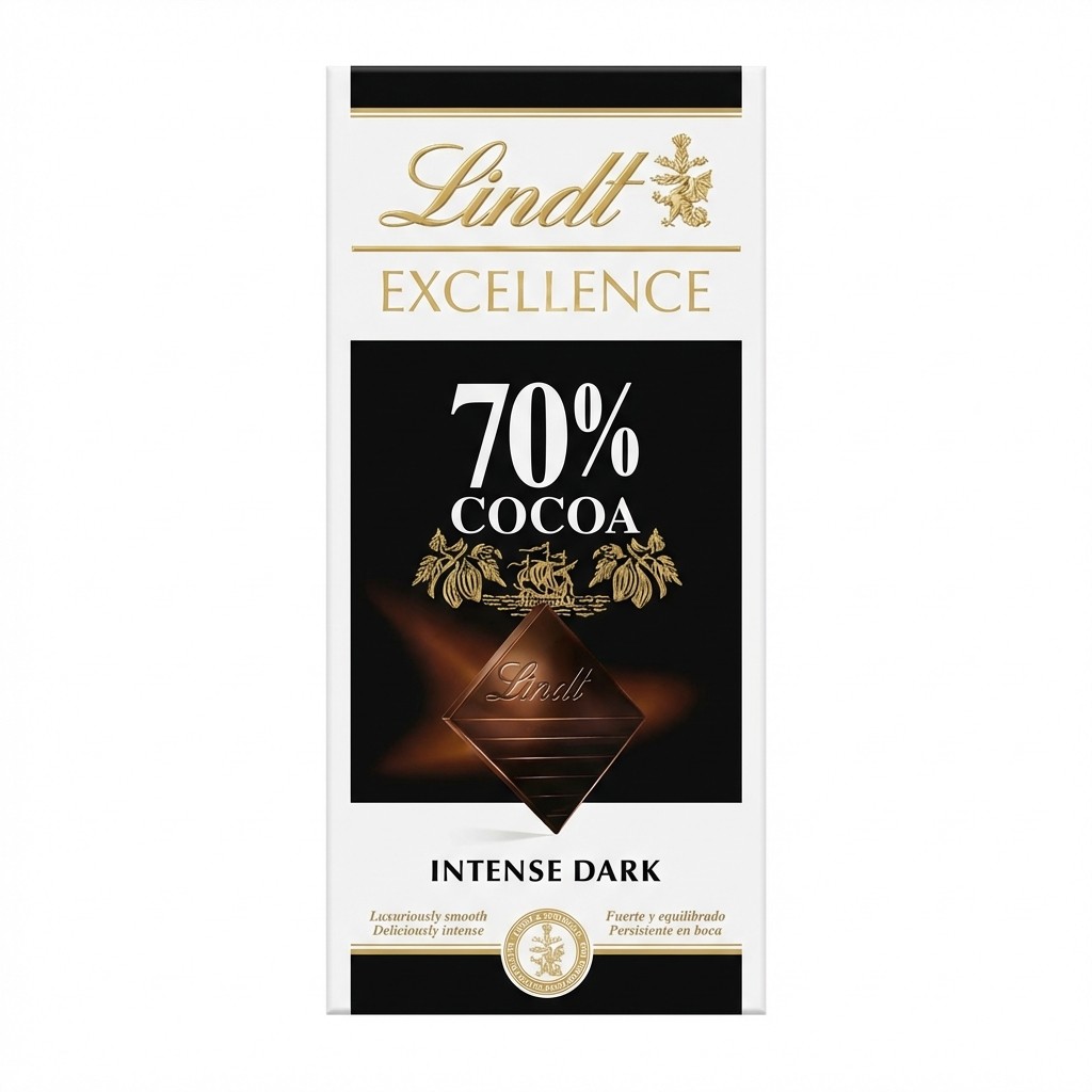 Lindt Excellence 70% Cocoa Intense Dark 100g