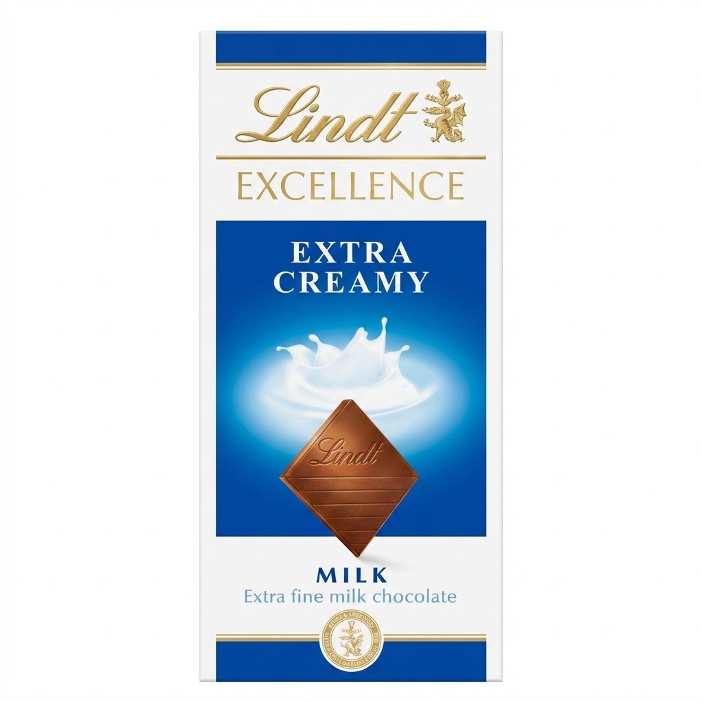 Lindt Excellence Extra Creamy Milk Chocolate 100g