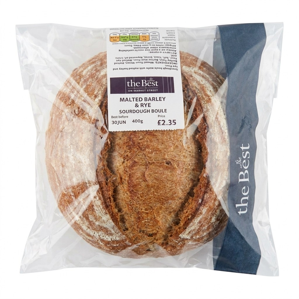 Morrisons The Best Malted Barley & Rye Sourdough Boule 400g