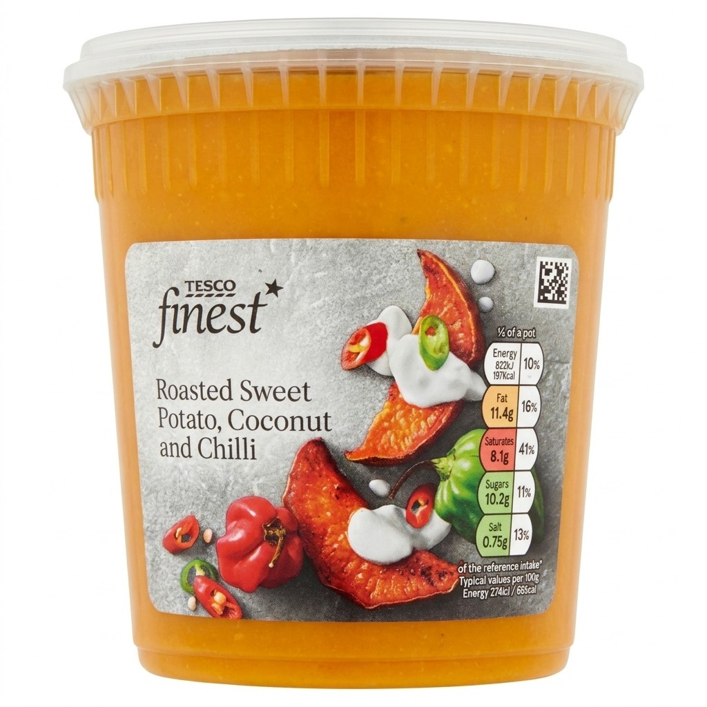 Tesco Finest Roasted Sweet Potato, Coconut and Chilli 600g