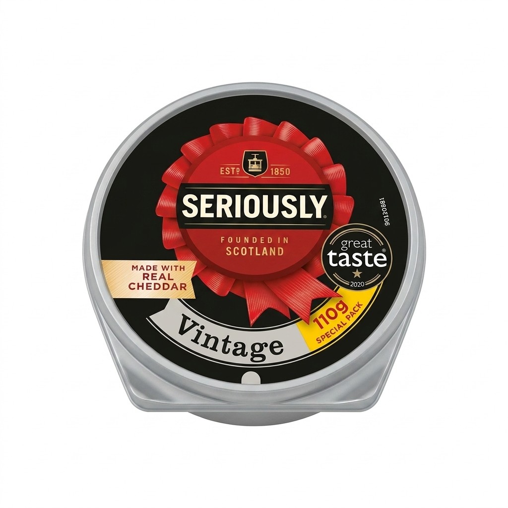 Seriously Vintage Cheddar Cheese Spread 110g
