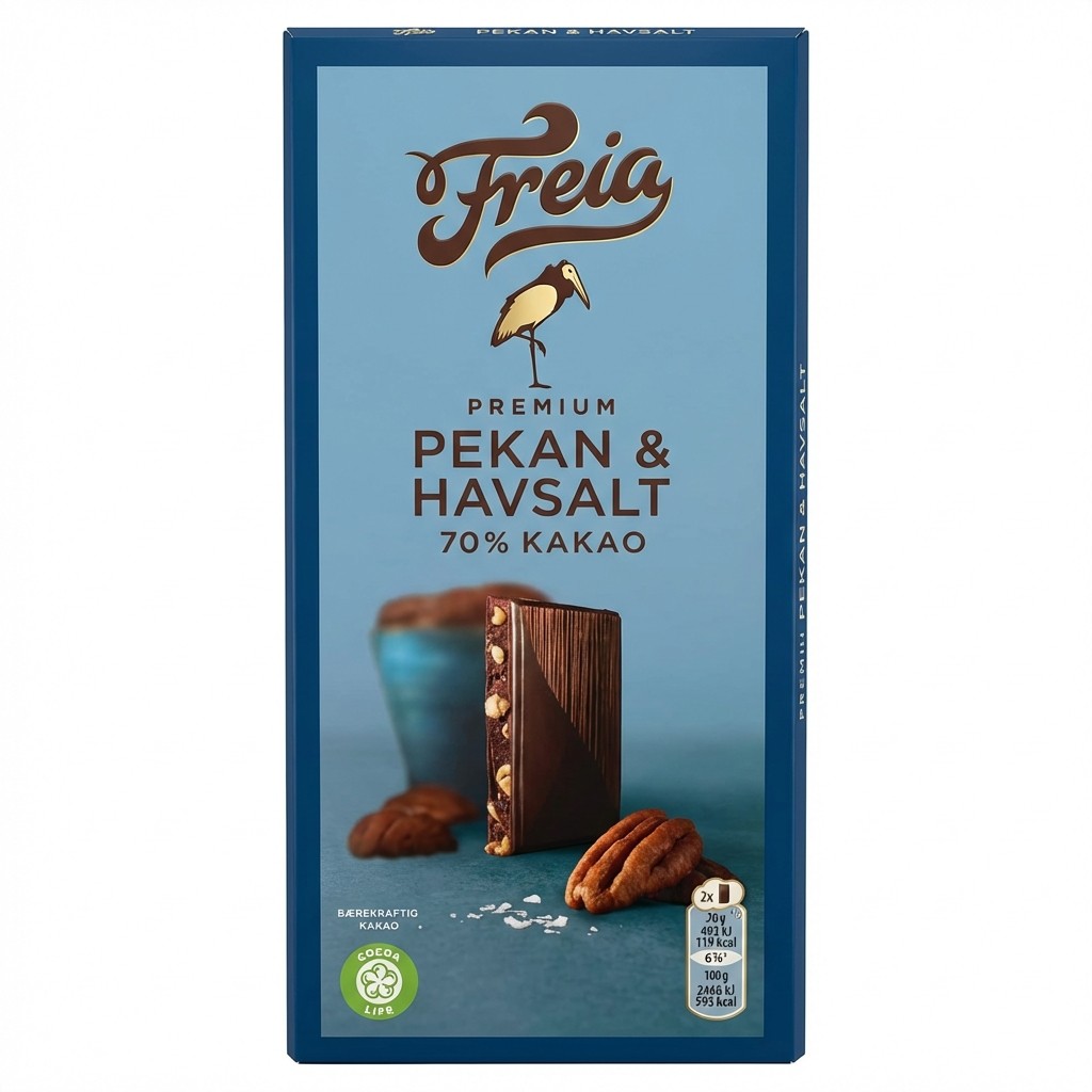 Pekan & Havsalt 70% Kakao 100g Freia