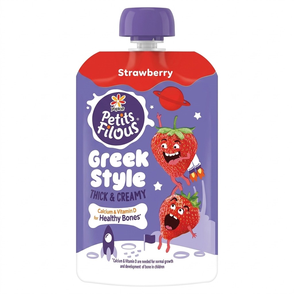 Yoplait Petits Filous Greek Style Strawberry Yogurt 85g