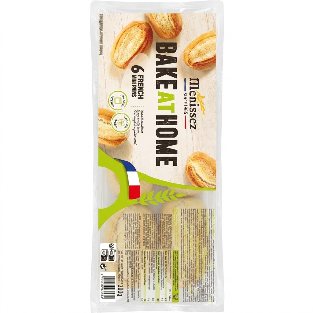 Menissez Bake at Home French 6 Mini Pains 300g