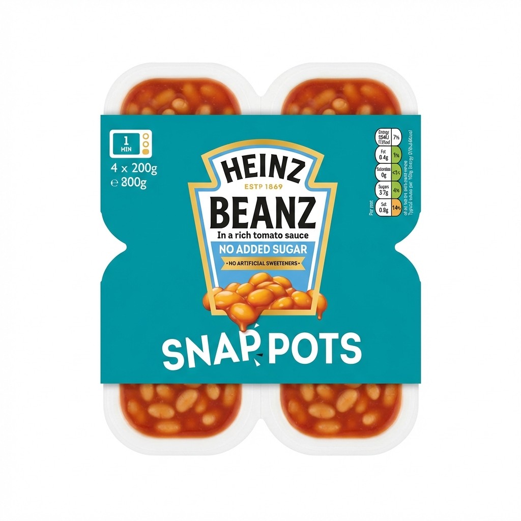Heinz Beanz Snap Pots 800g