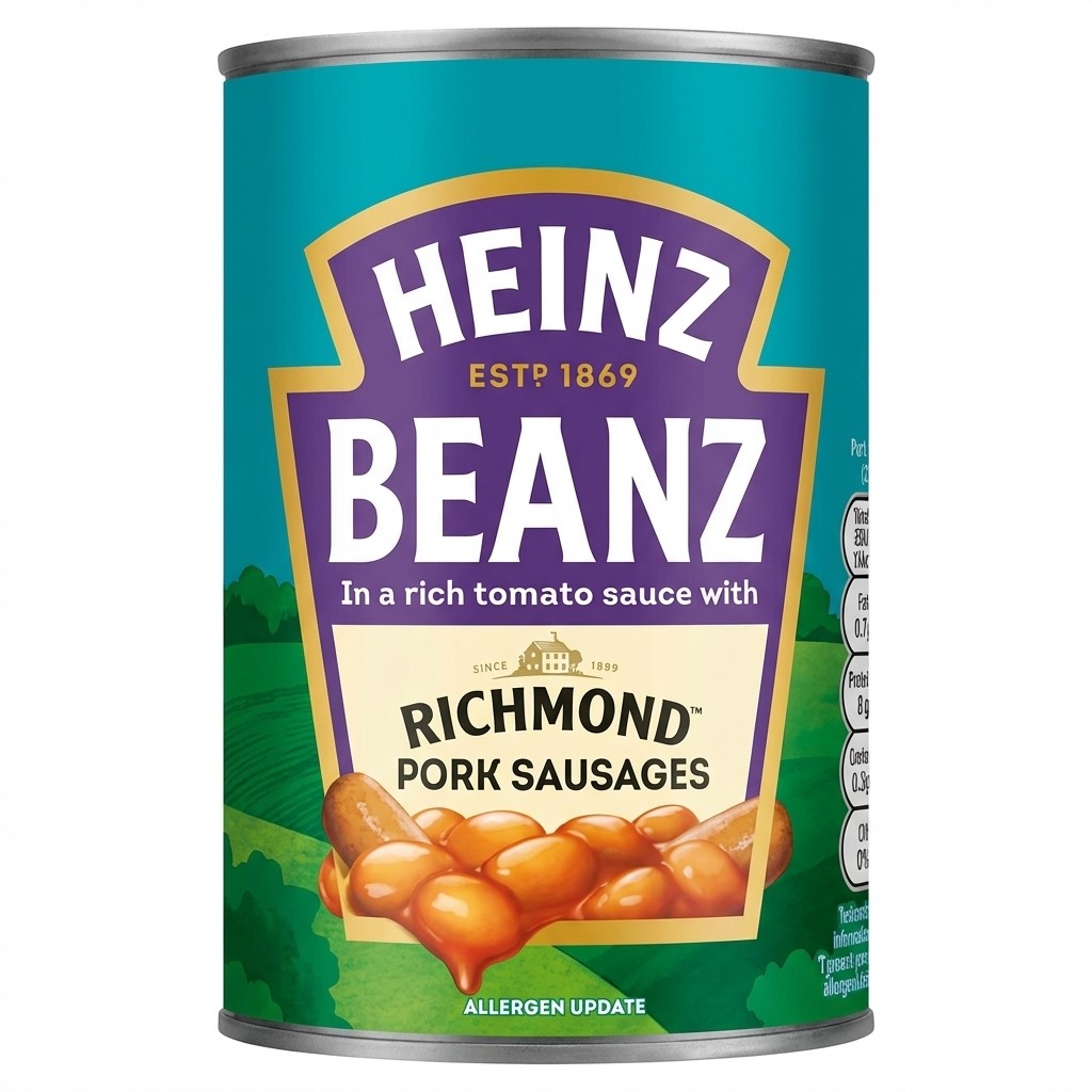Heinz Beanz Richmond Pork Sausages 415g