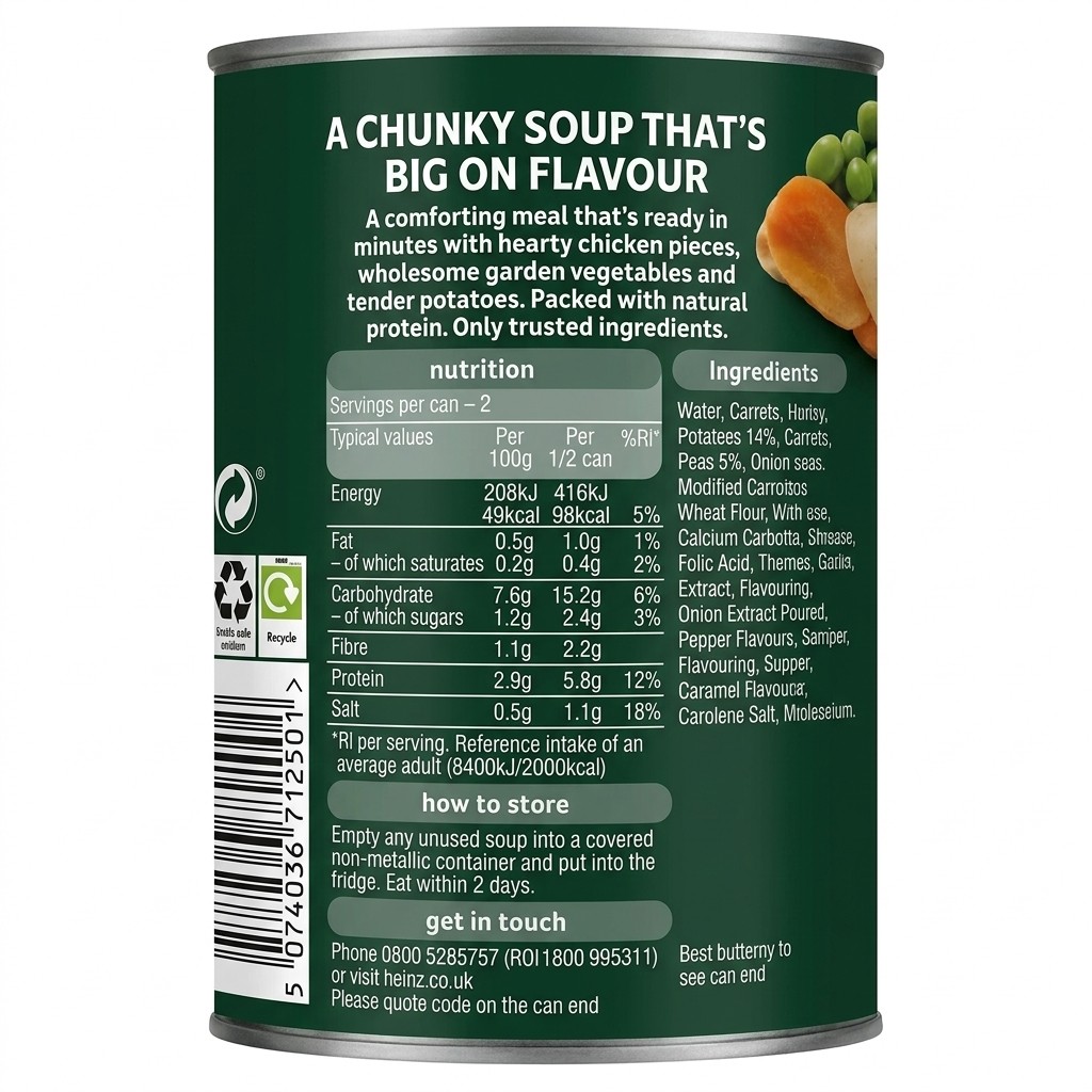 Heinz Chicken and Vegetable Soup 400g