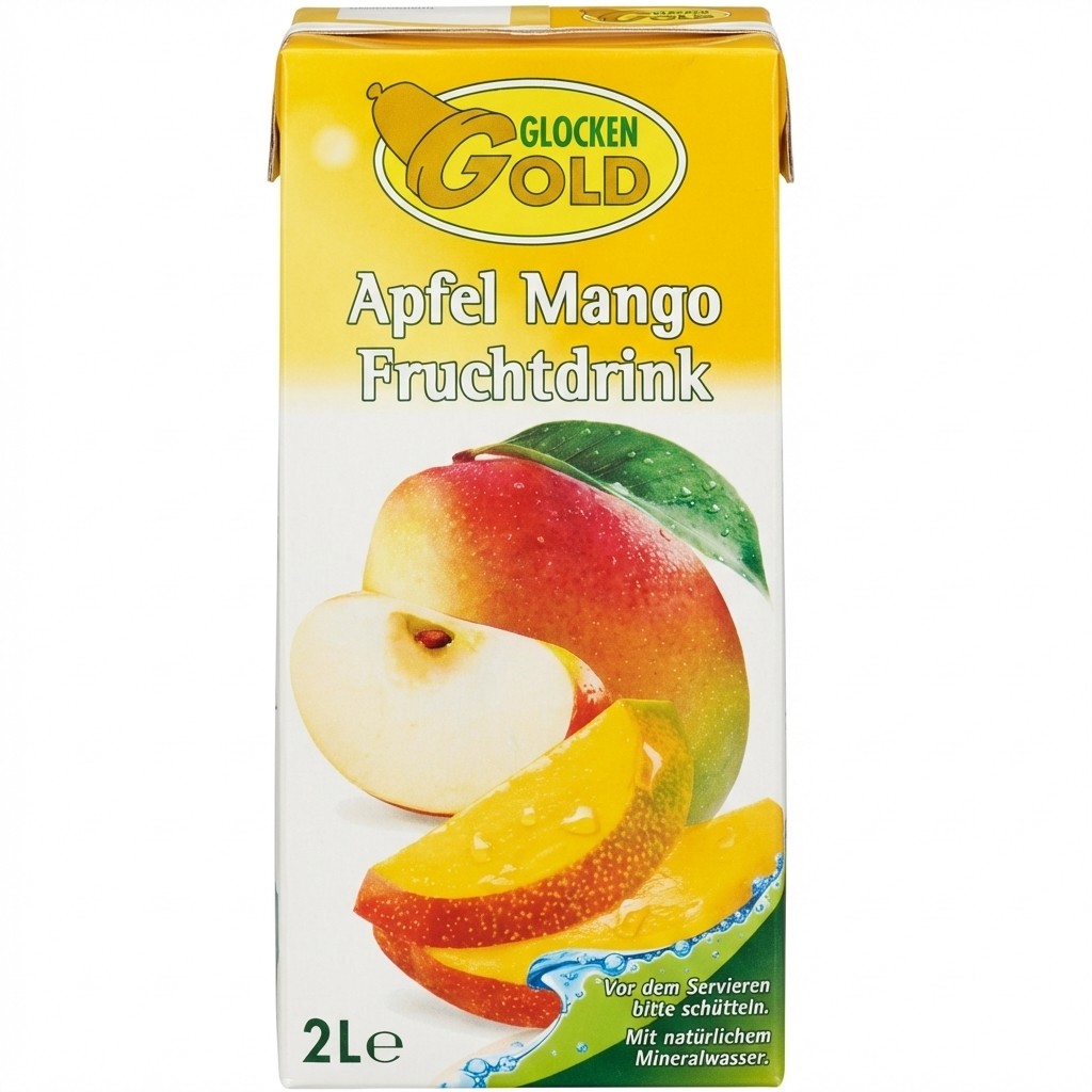 Eple-mango fruktjuicedrikk 2l Glockengold
