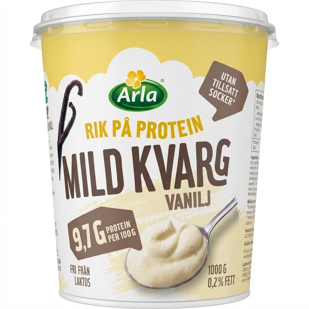 Mild Kvarg Vanilj 1000g Arla