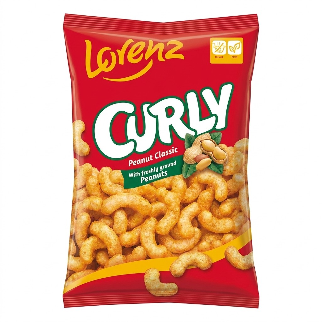 Lorenz Curly Peanut Classic 120g