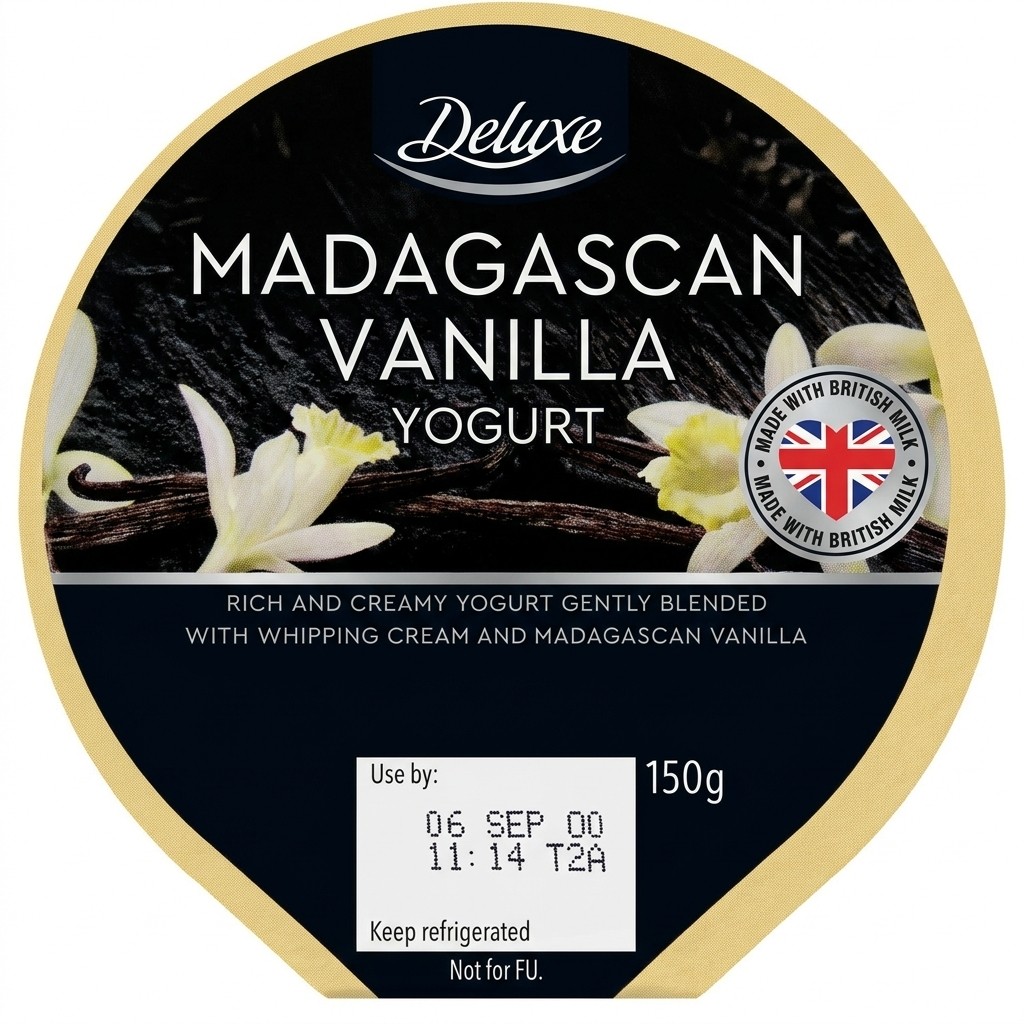 Deluxe Madagascan Vanilla Yogurt 150g