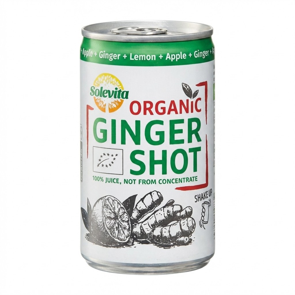 Solevita Organic Ginger Shot 150ml