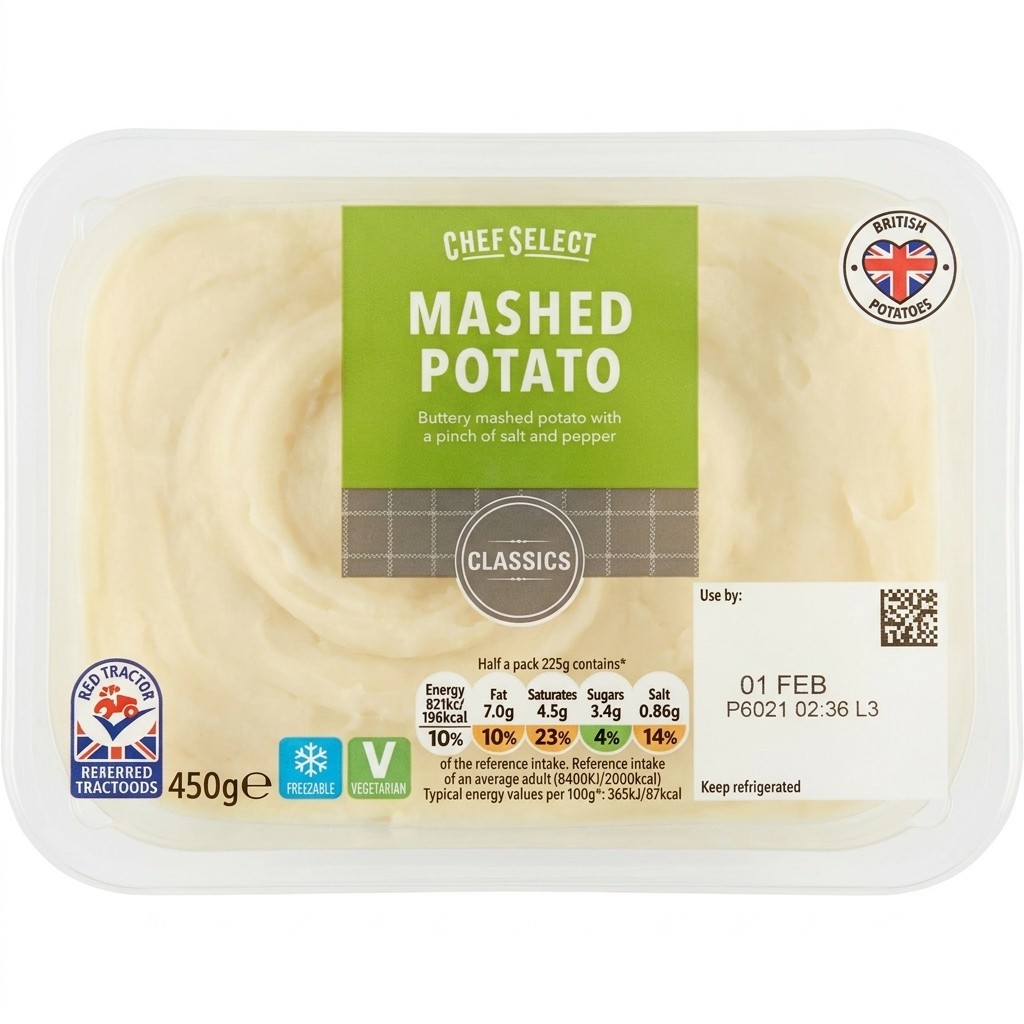 Chef Select Mashed Potato 450g