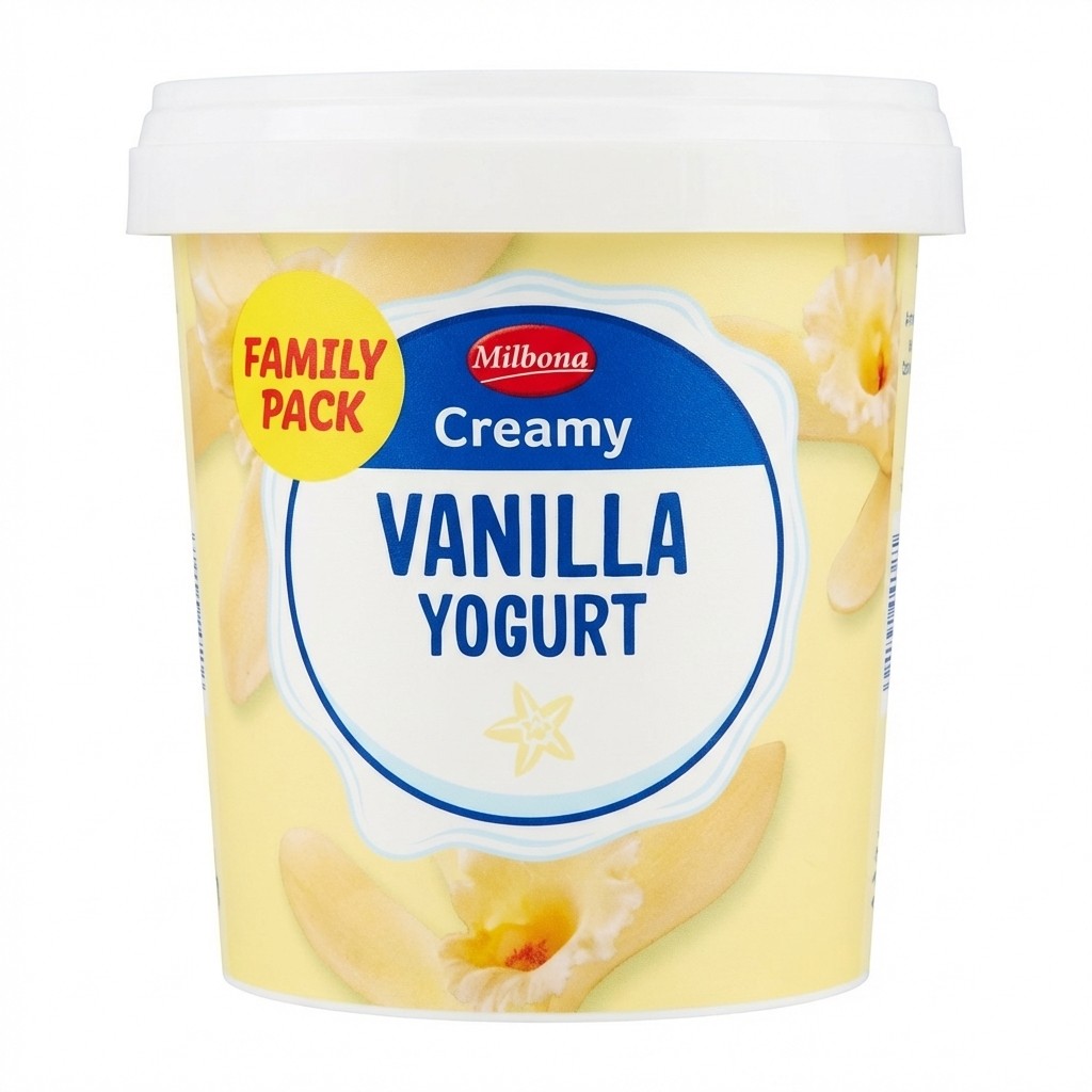 Milbona Creamy Vanilla Yogurt 1kg