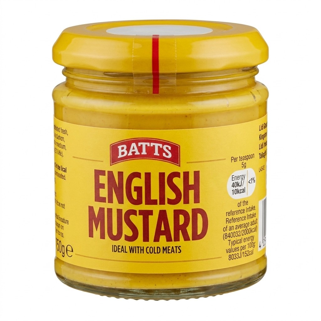 Batts English Mustard 185g