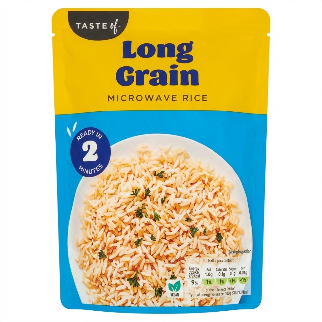 Taste of Long Grain Microwave Rice 250g