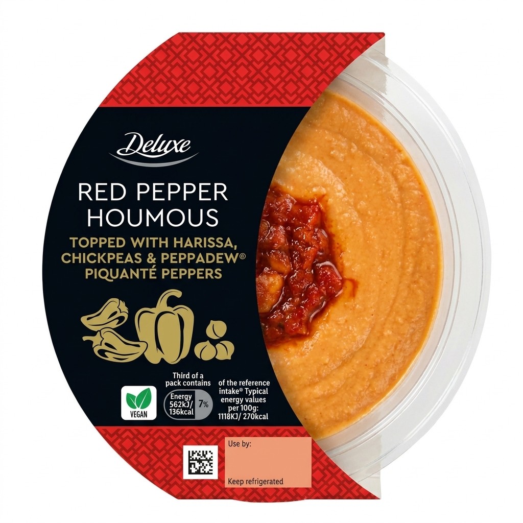 Deluxe Red Pepper Houmous 150g
