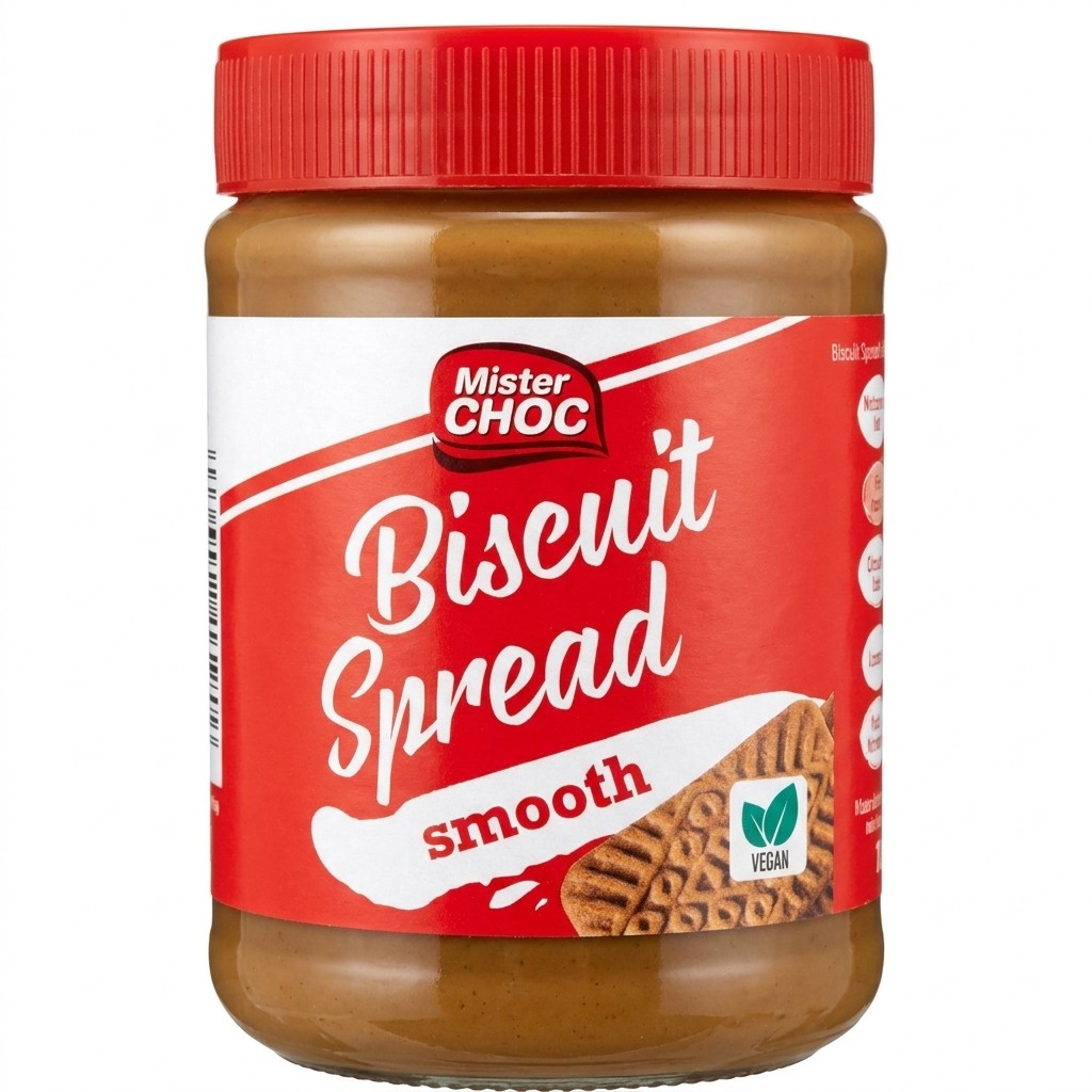 Mister Choc Biscuit Spread Smooth 400g