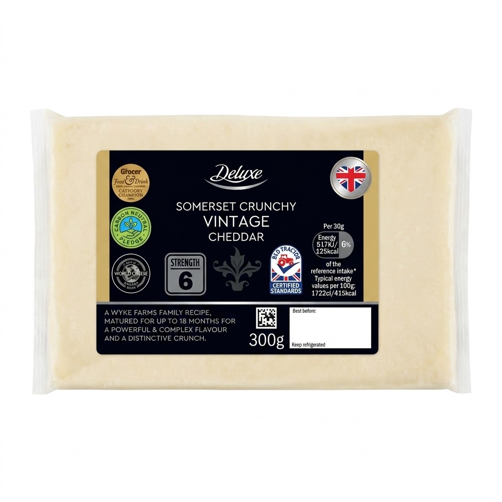 Deluxe Wyke Farms Somerset Vintage Cheddar 300g
