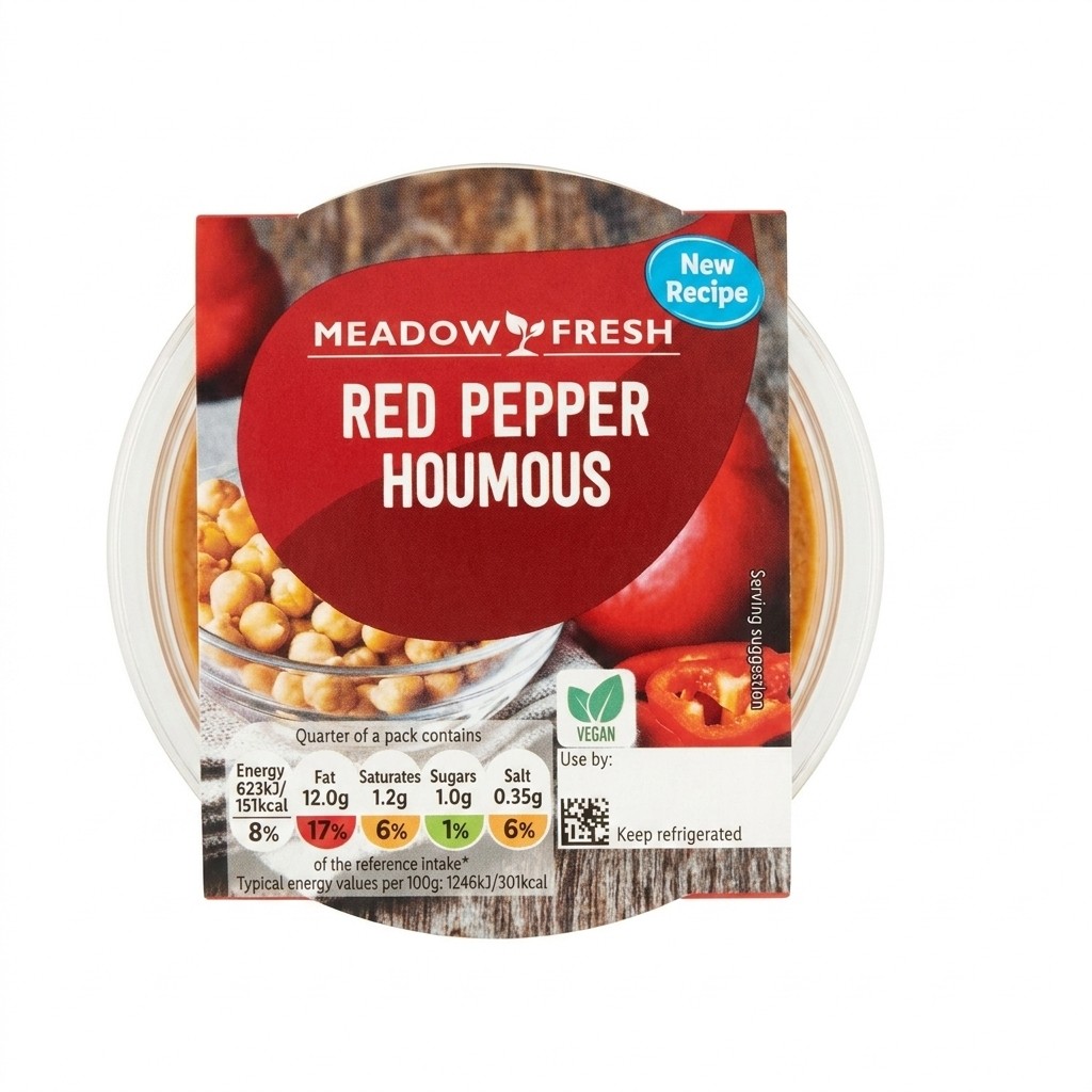 Meadow Fresh Red Pepper Houmous 200g