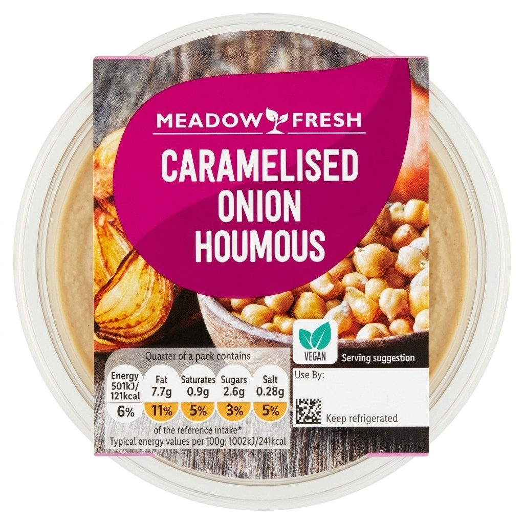 Meadow Fresh Caramelised Onion Houmous 200g
