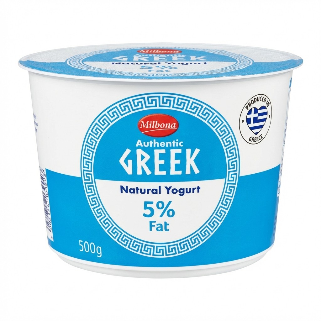 Milbona Authentic Greek Natural Yogurt 500g