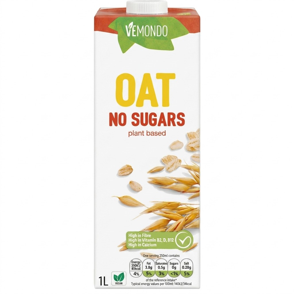 Vemondo Oat No Sugars 1l