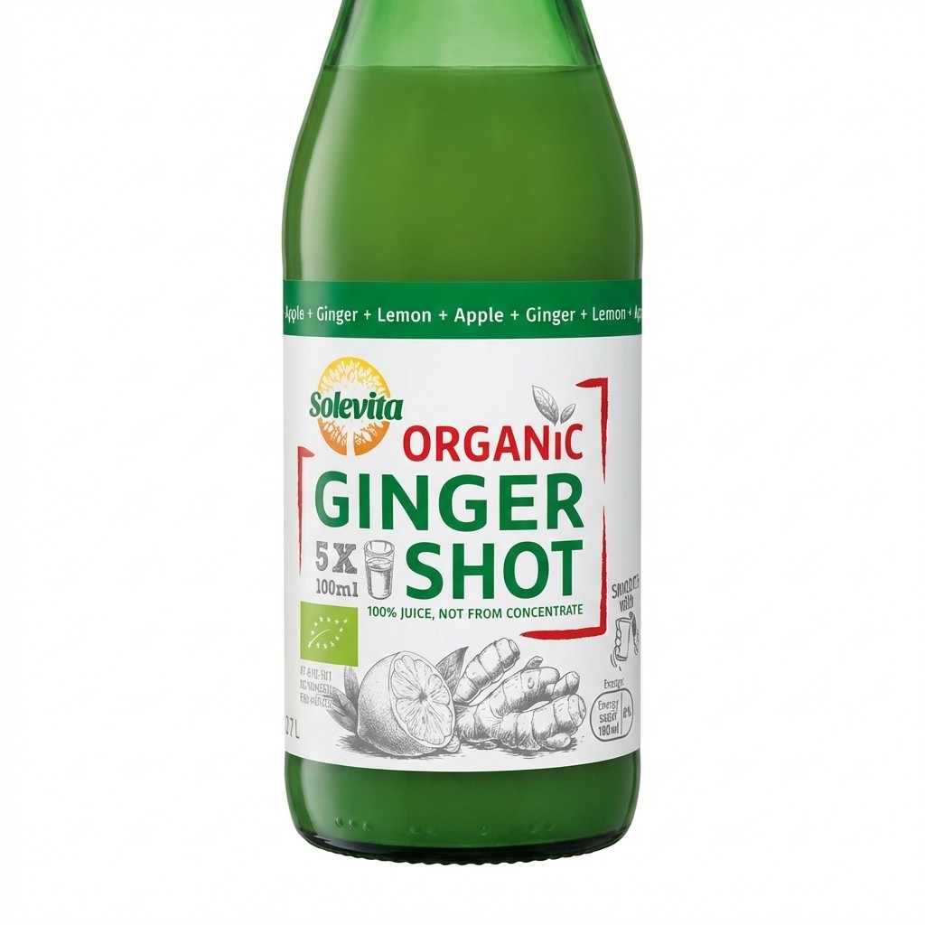 Solevita Organic Ginger Shot 500ml