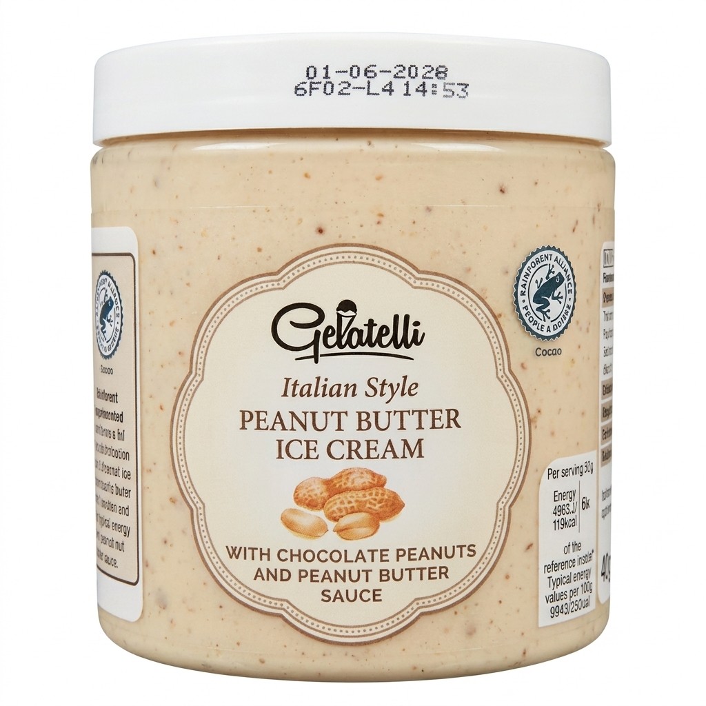 Gelatelli Peanut Butter Ice Cream 400g