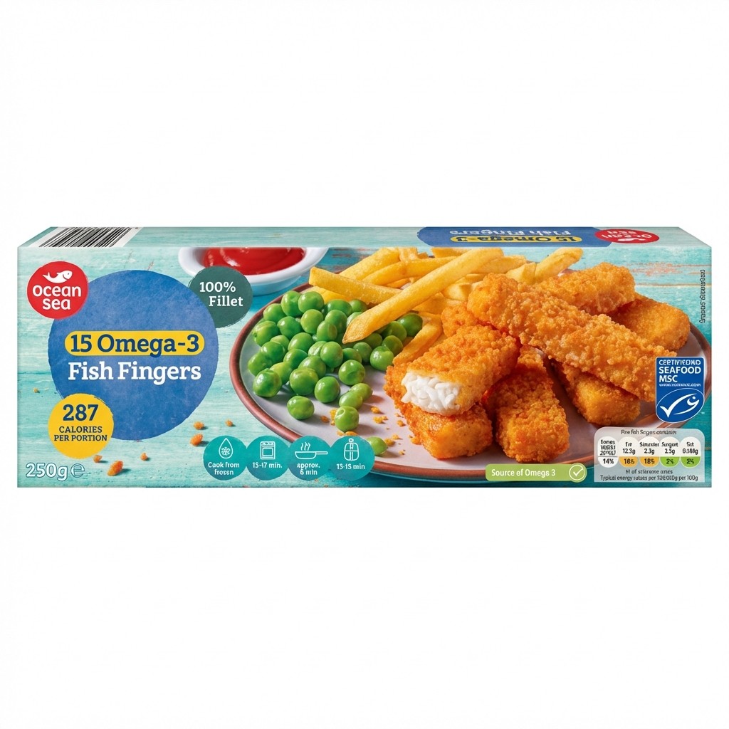 Ocean Sea 15 Omega-3 Fish Fingers 450g