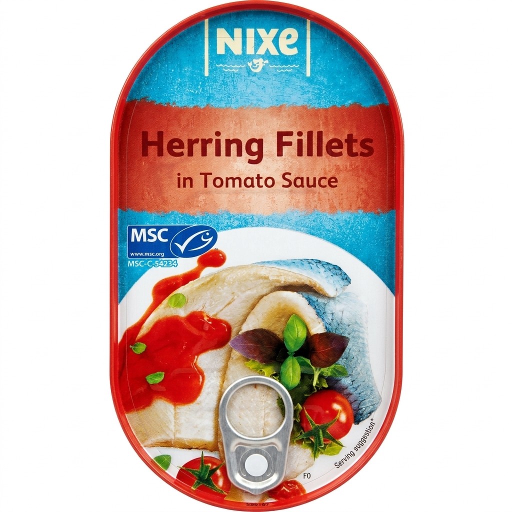 Nixe Herring Fillets in Tomato Sauce 200g