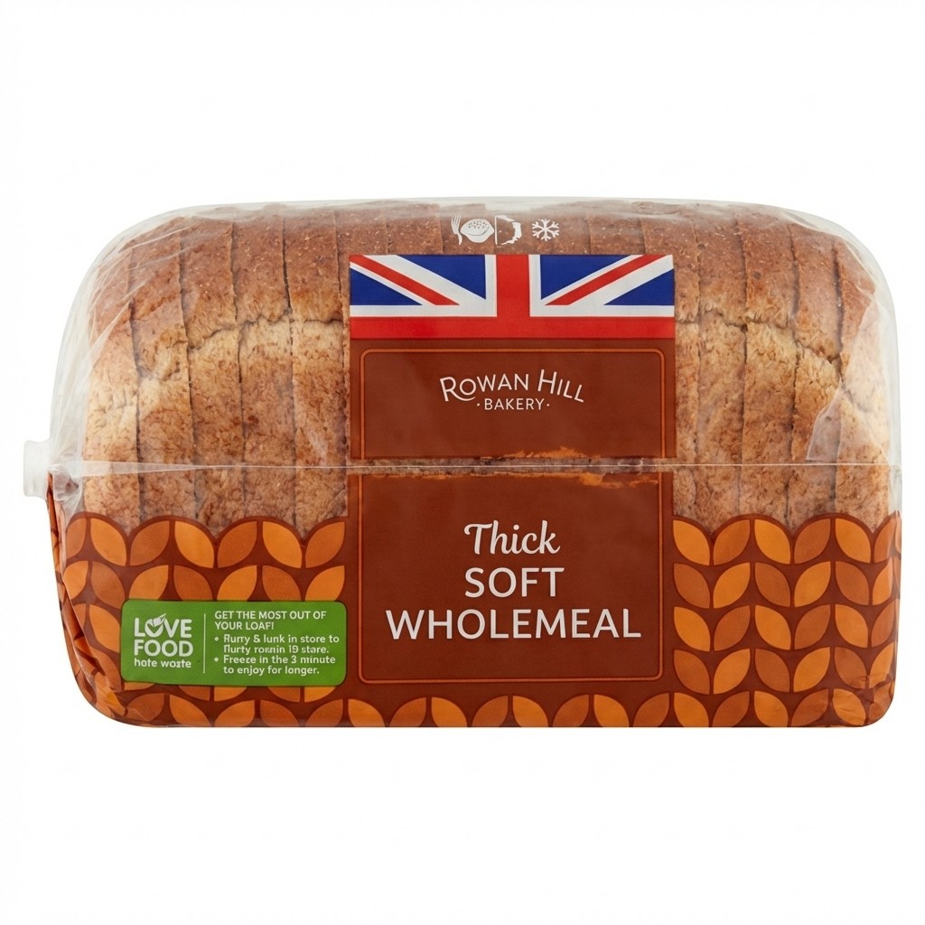 Rowan Hill Bakery Thick Sliced Wholemeal Bread 800g