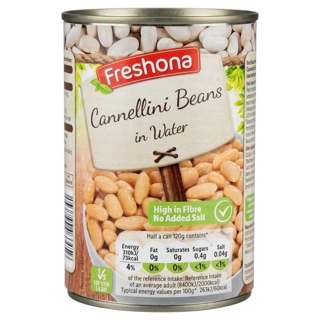 Freshona Cannellini Beans in Water 400g