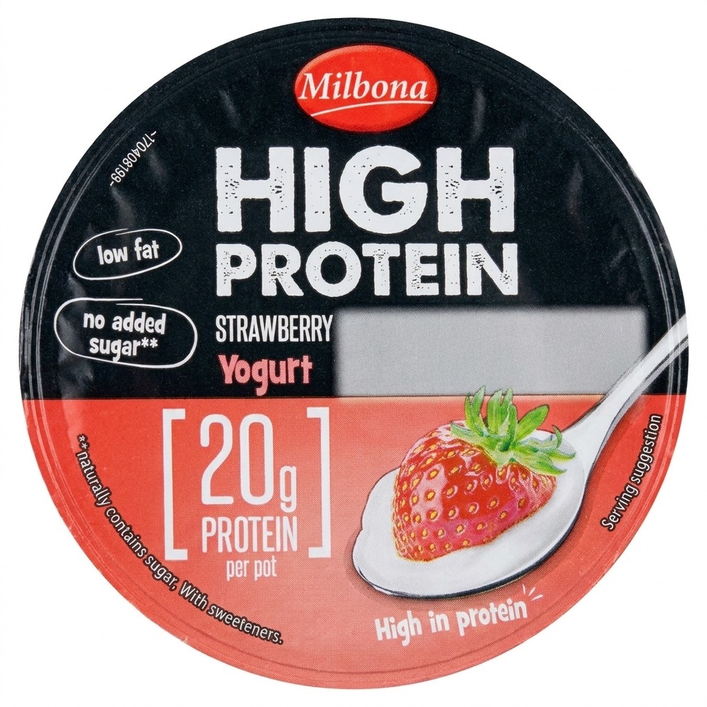 Milbona High Protein Strawberry Yogurt 200g