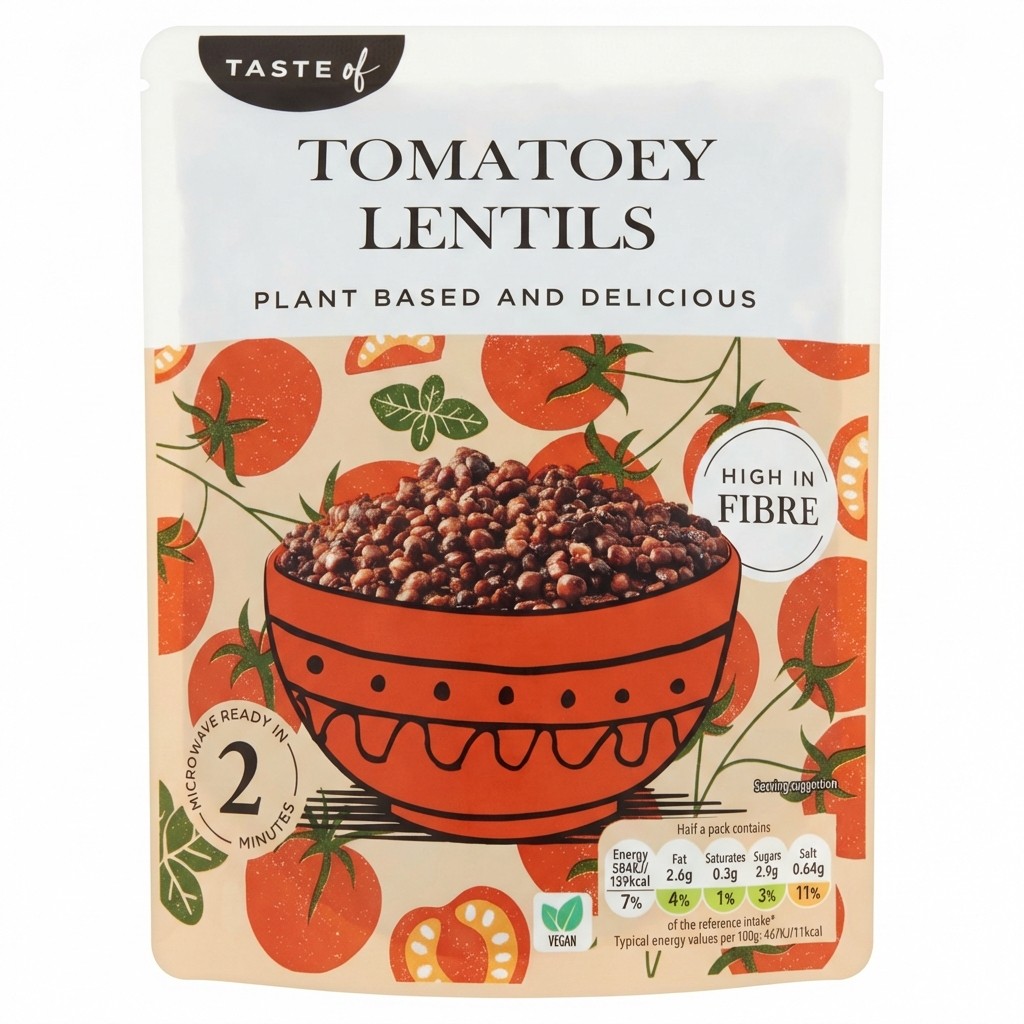 Taste of Tomatoey Lentils 250g