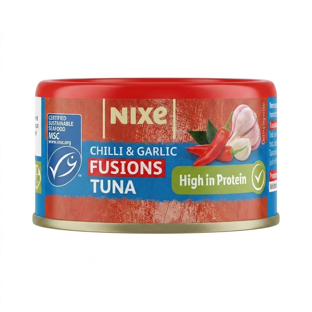Nixe Chilli & Garlic Fusions Tuna 80g