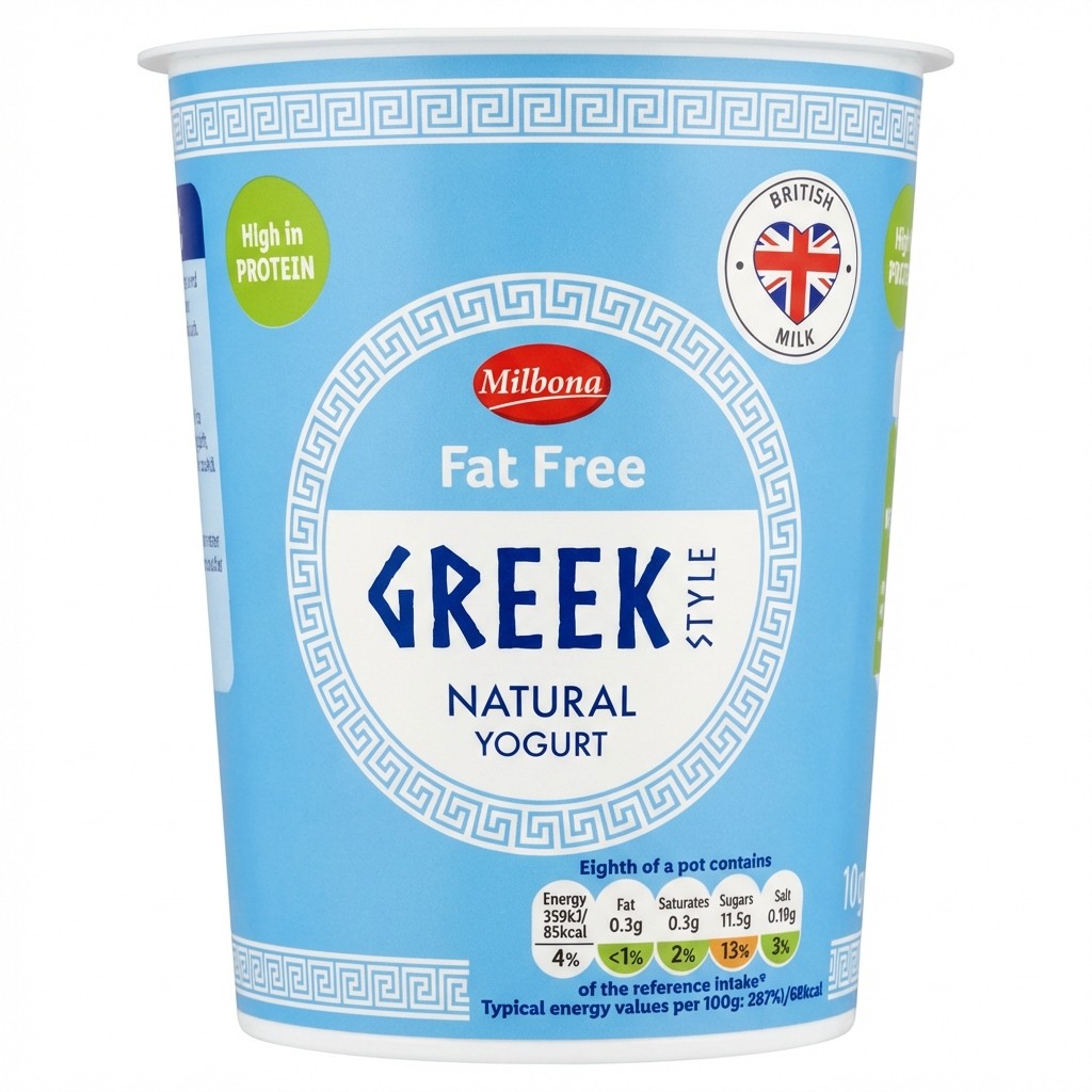 Milbona Greek Style Natural Yogurt 1kg
